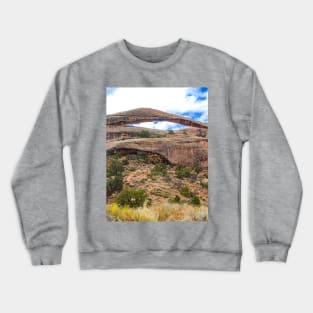 Oh so Delicate, Landscape Arch, Arches National Park, Utah Crewneck Sweatshirt